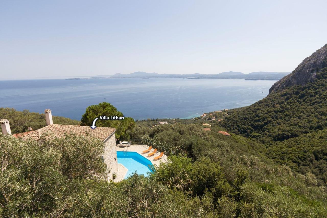 Villa Lithari, Nissaki, Corfu Vigglatouri Kültér fotó